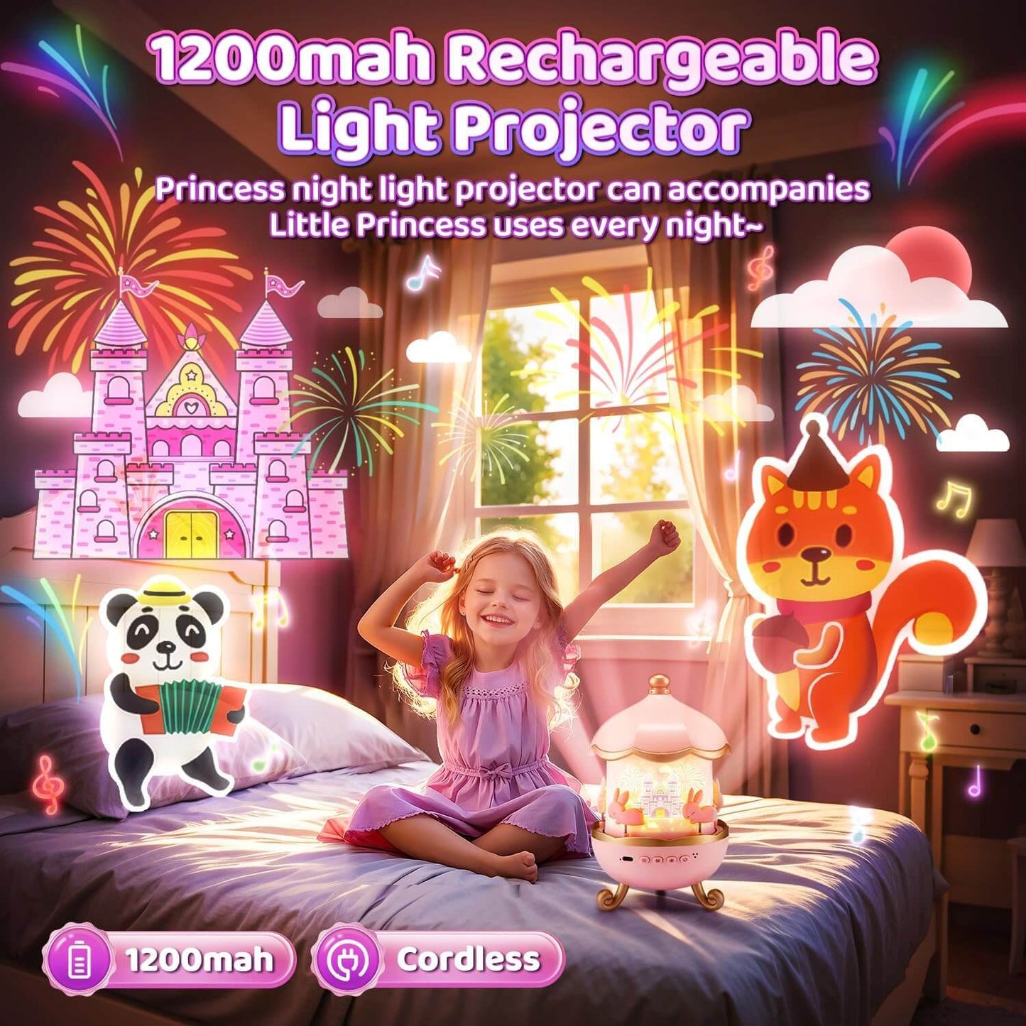 One Fire Night Light Projector