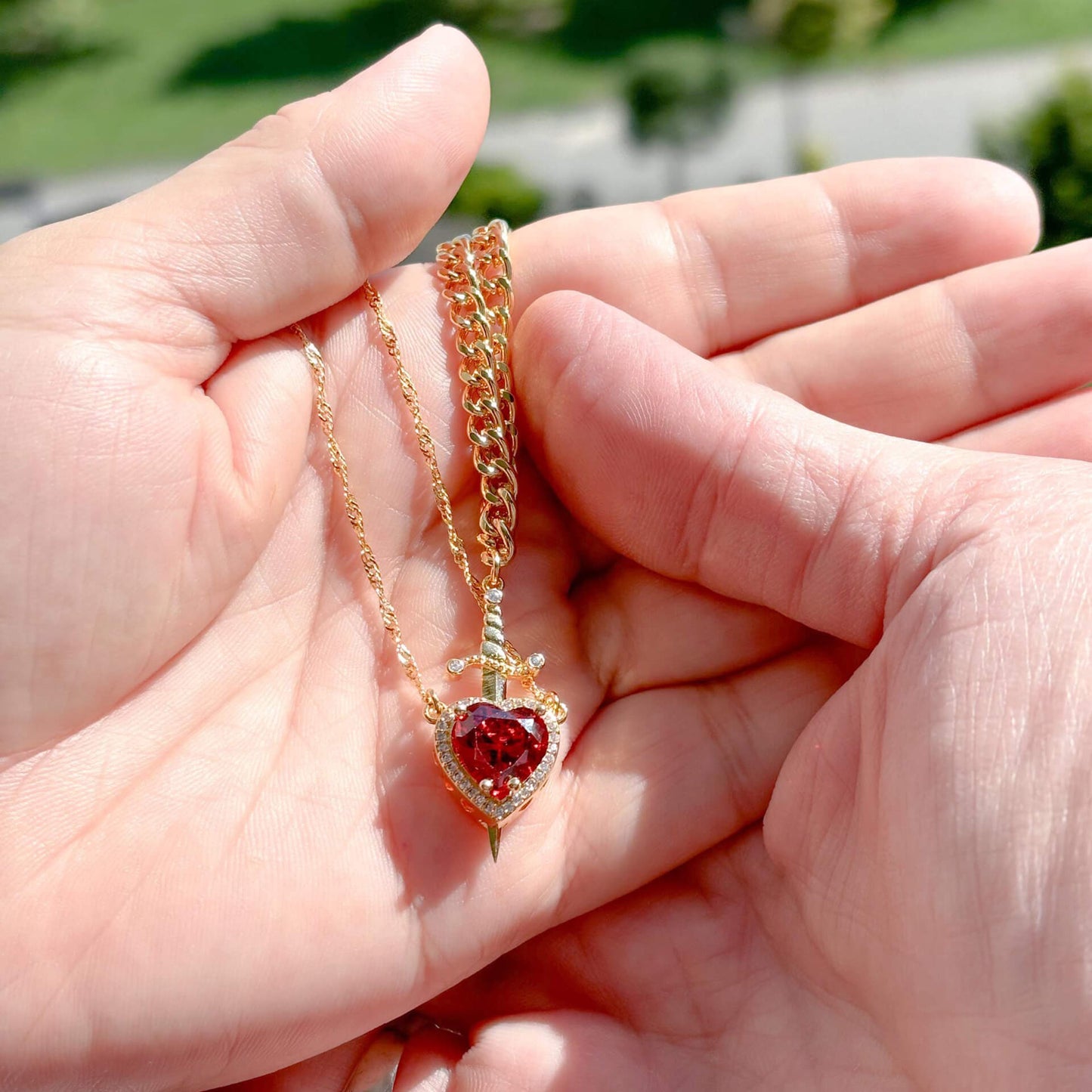 Snow White and the Huntsman Couple Necklace