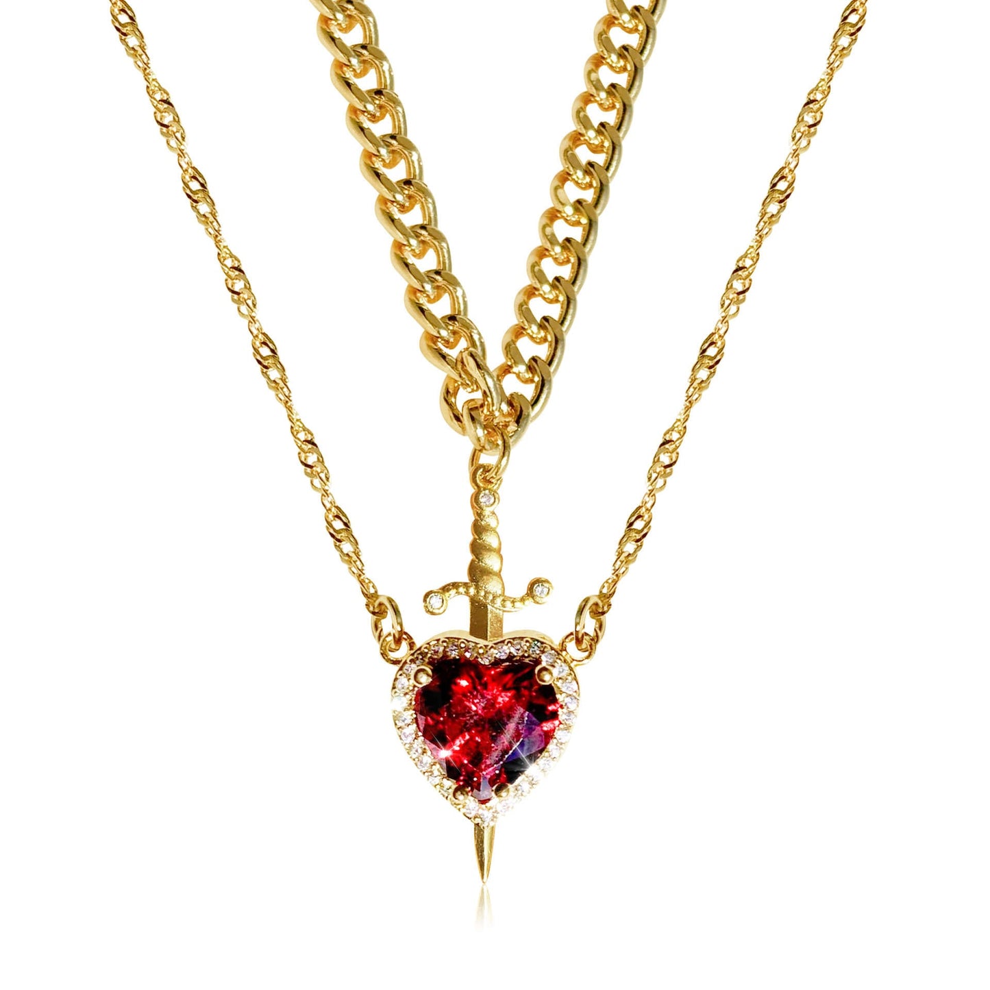 Snow White and the Huntsman Couple Necklace