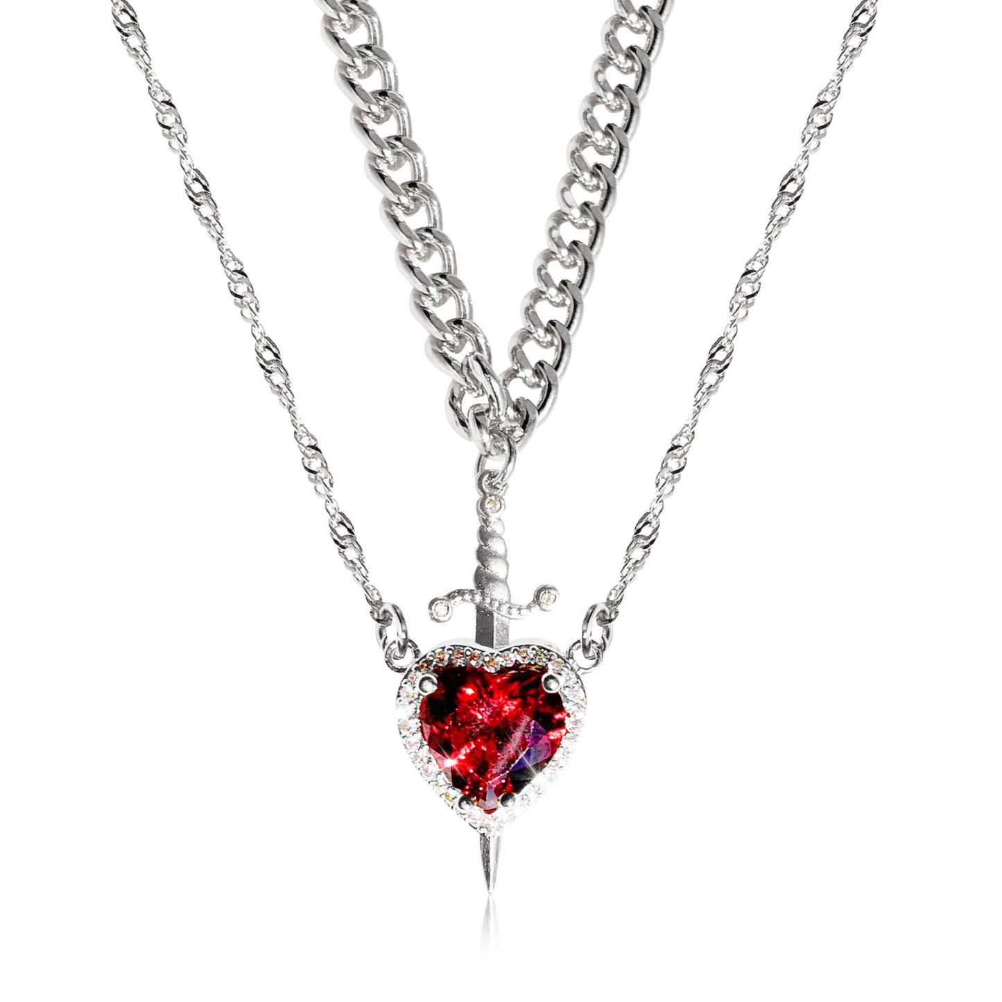 Snow White and the Huntsman Couple Necklace
