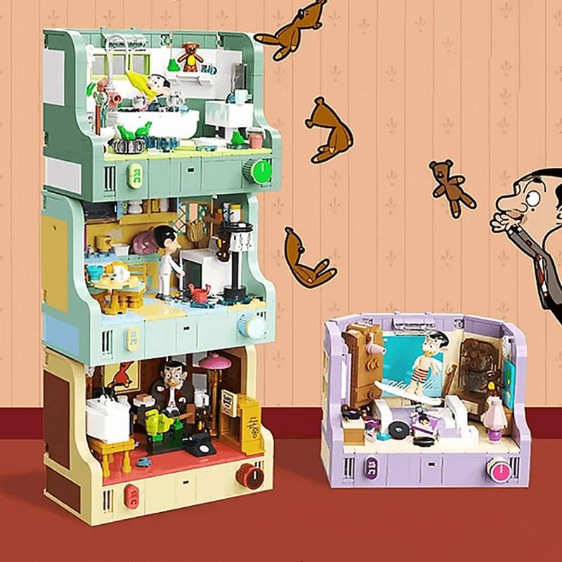 Mr. Bean's House Building Blocks Set
