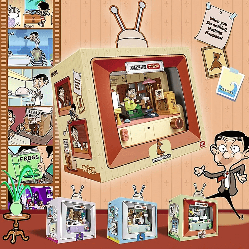 Mr. Bean's House Building Blocks Set