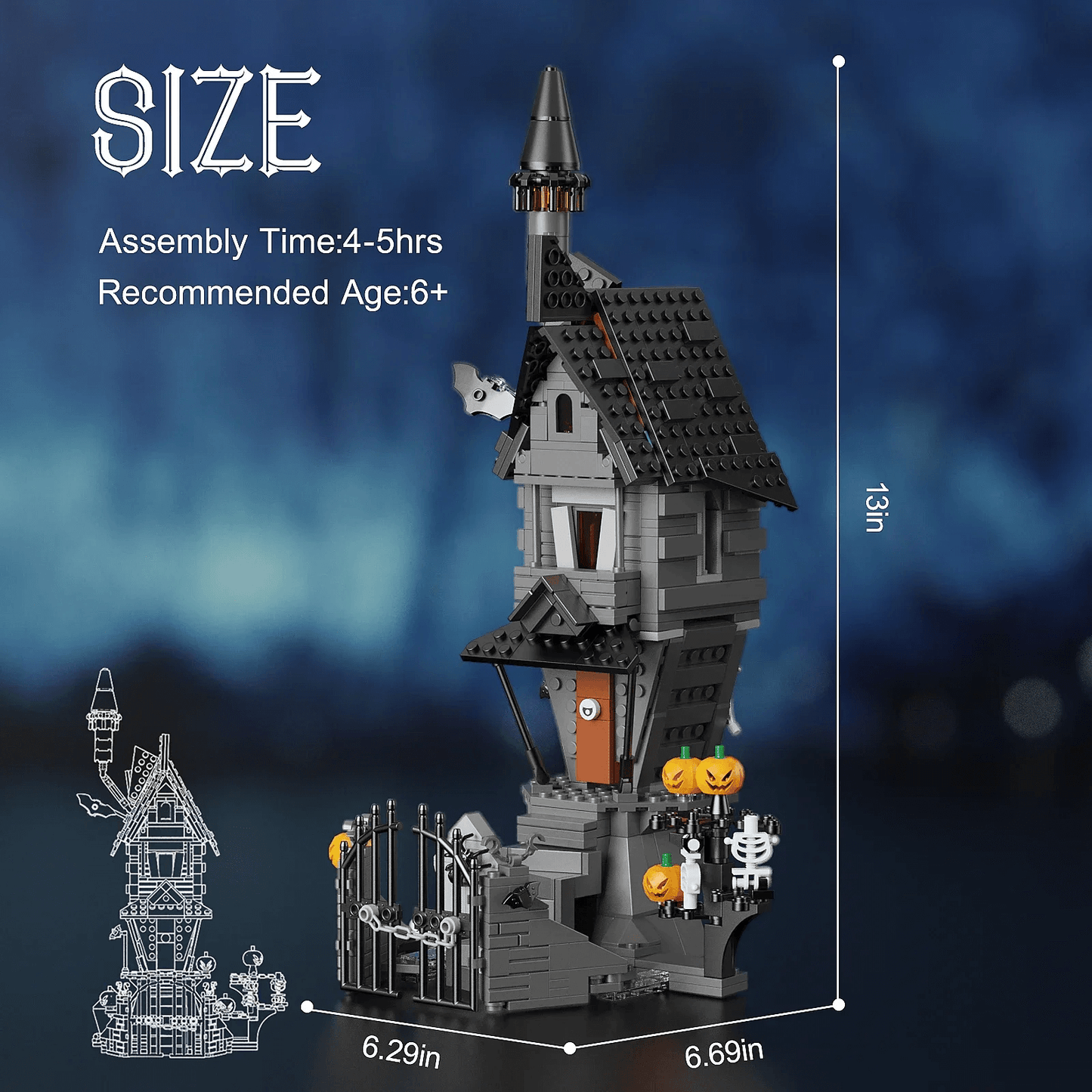 Nightmare Before Christmas Building Blocks
