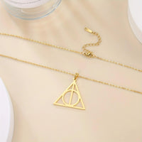 Deathly Hallows Necklace & Earrings
