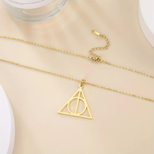 Deathly Hallows Necklace & Earrings