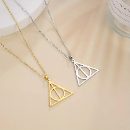 Deathly Hallows Necklace & Earrings