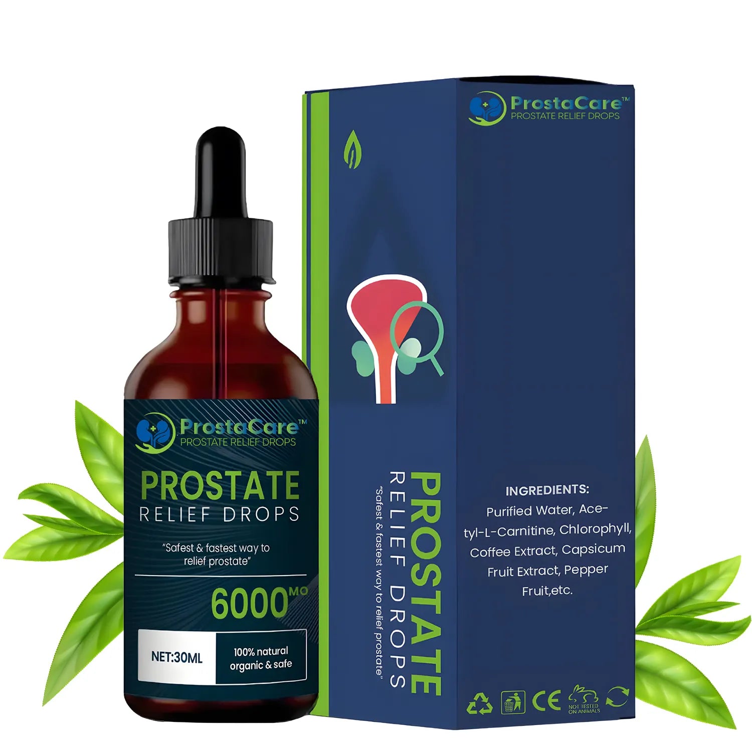 ProstaCareTM Prostate Relief Drops │ Bli kvitt prostataplager på bare 7 dager!