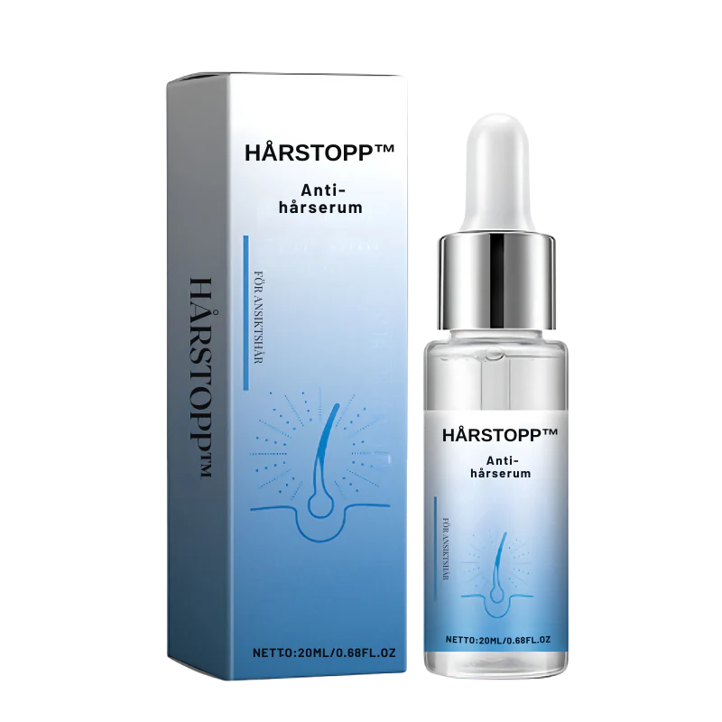 HairStopp™ Anti-Hair Serum | Fjerner 92 % av ansiktshårene på 2 dager