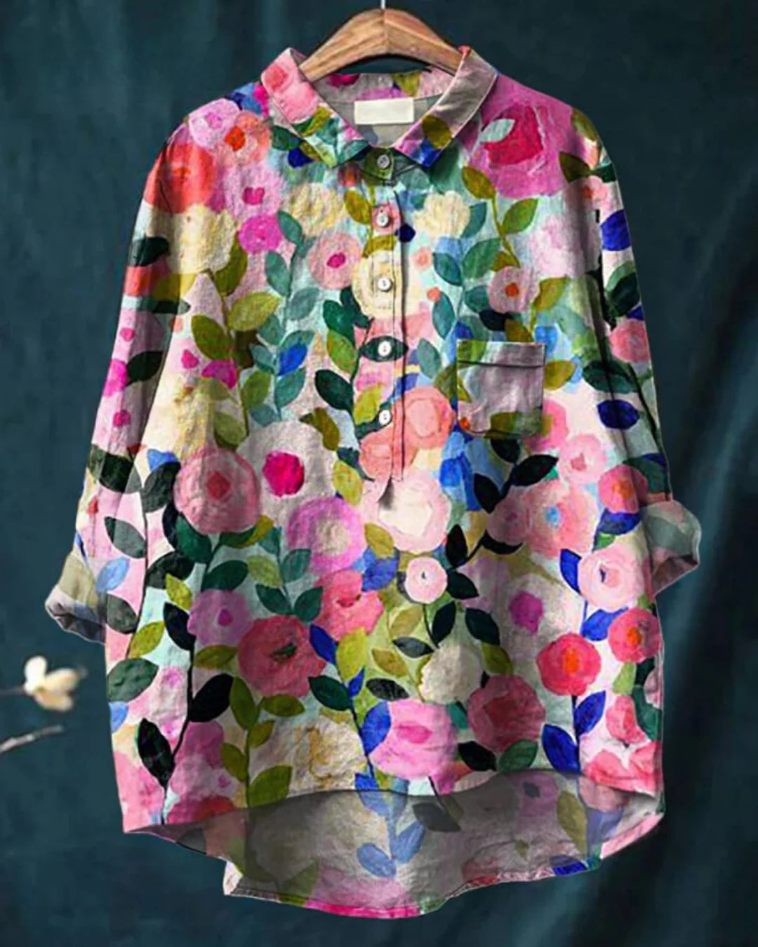 Women's™ Bluse med blomstertrykk Listepris