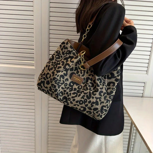 LEONORA Canvas Tote Bag – Tidlös elegans möter funktionalitet