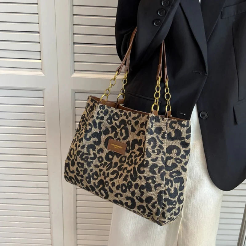 LEONORA Canvas Tote Bag – Tidlös elegans möter funktionalitet