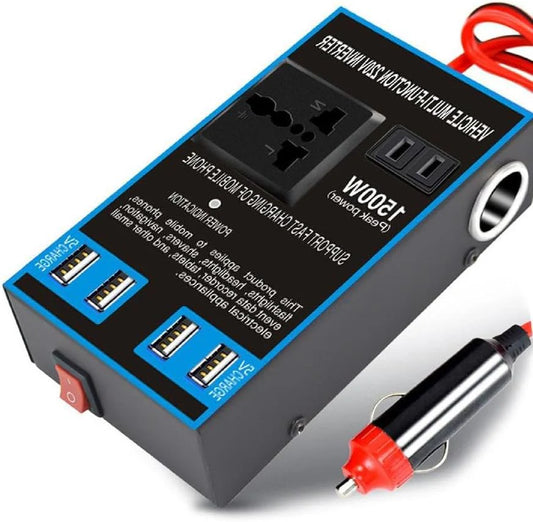 Premium 300W Inverter - Det perfekta resesällskapet för camping och resor!