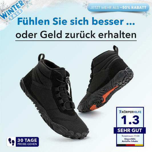 KörperHilfe® ArcticPro - Winter Barfußschuhe (Unisex)