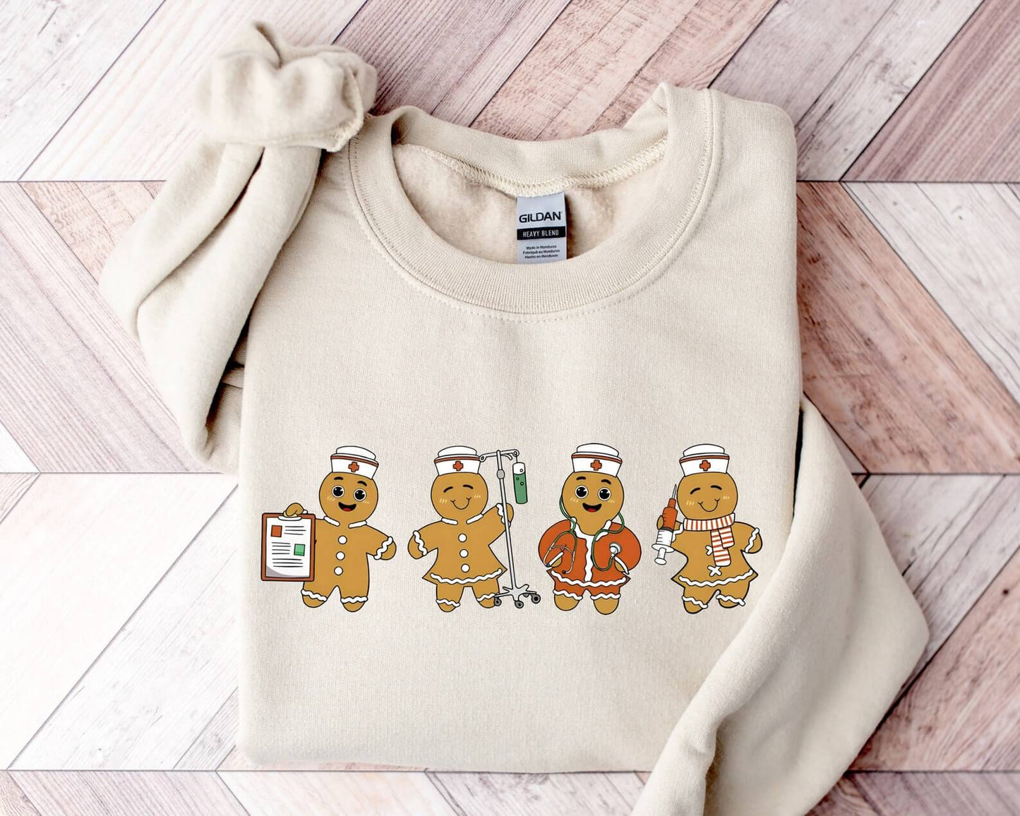 Christmas Gingerbread Nurse Sweatshirt