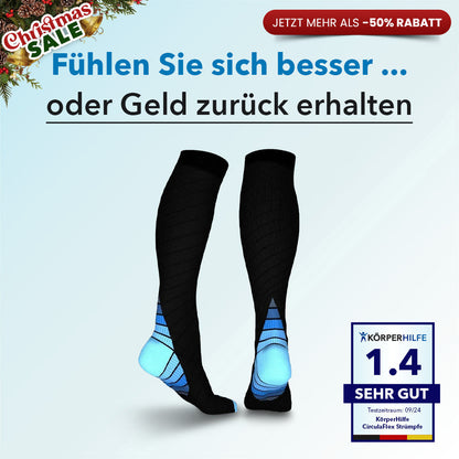 KörperHilfe® CirculaFlex - Orthopädische Kompressionsstrümpfe für schmerzfreie Beine & Füße
