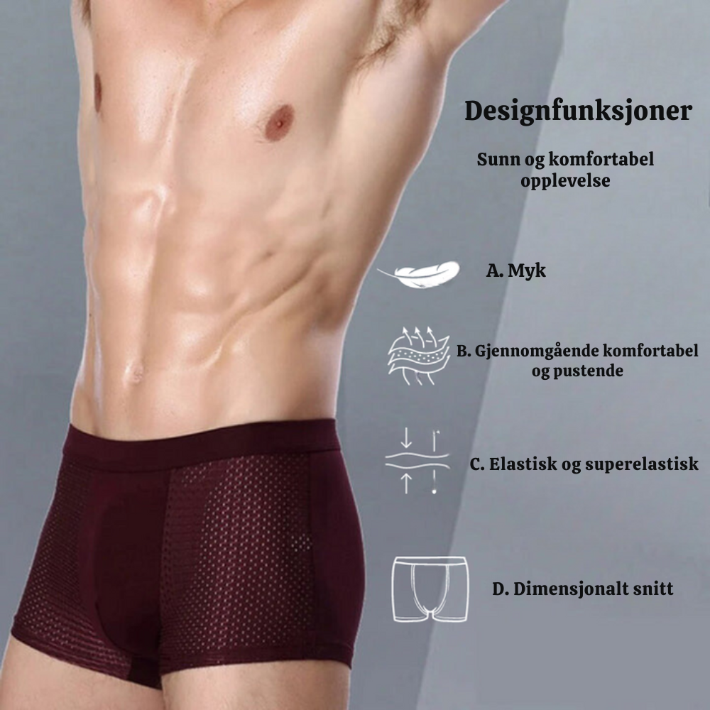 ZenFit™ - Boxershorts i bambus og mikrofiber for menn | 5+5 Gratis