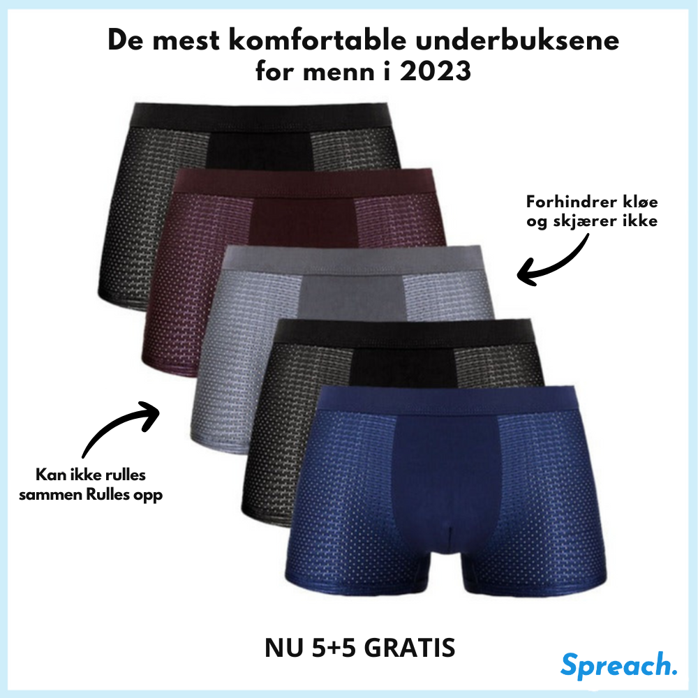 ZenFit™ - Boxershorts i bambus og mikrofiber for menn | 5+5 Gratis