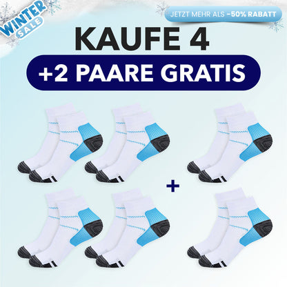 KörperHilfe® FußVital Pro - Orthopädische Kompressionssocken für den Alltag