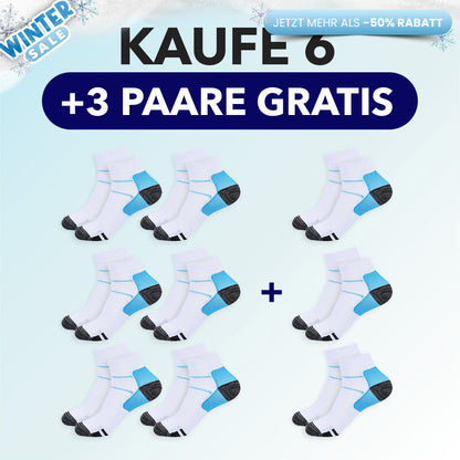 KörperHilfe® FußVital Pro - Orthopädische Kompressionssocken für den Alltag