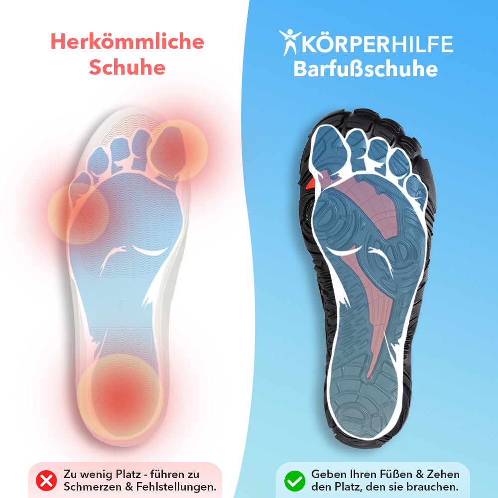 KörperHilfe® ArcticPro - Winter Barfußschuhe (Unisex)
