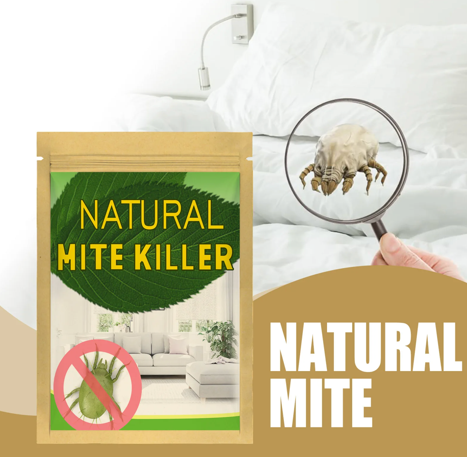 ClearMites™ Natural Mite Killing Patch | Bli kvitt midd og eggene deres øyeblikkelig!