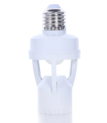 E27 Induktionslamphållare med LED Sensor och Säkerhetsfunktion