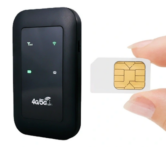 Portabel 4G LTE WiFi-hotspot – Gratis Internett med SIM-kort!