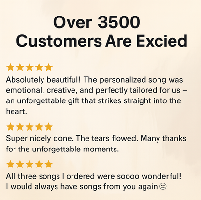 A song that tells your story… and will forever remain in your hearts 🎶