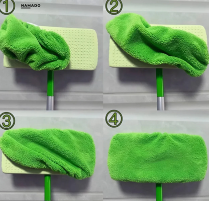 GreenSweep™  Återanvändbar mopp för Swiffer | 2+2 GRATIS (med mikrofiberborst)