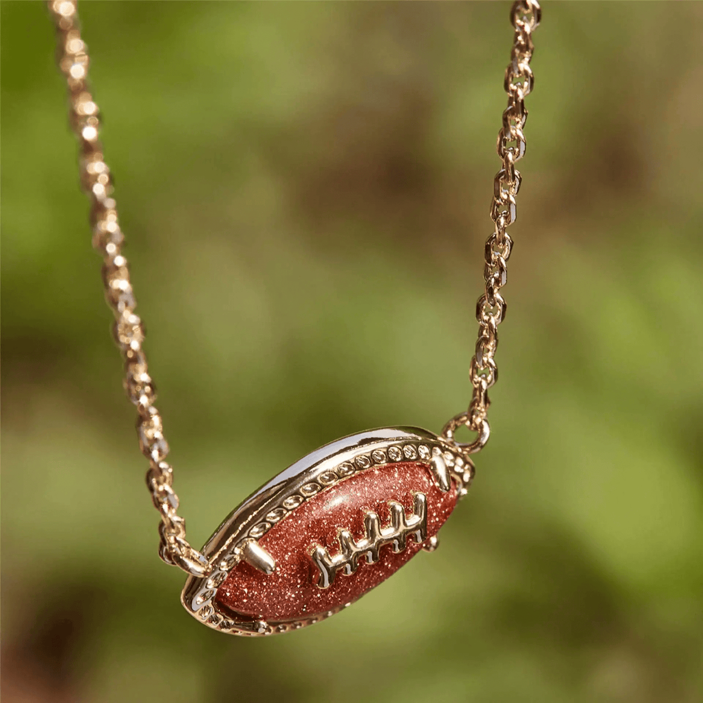 American Football-Themed Jewelry Set