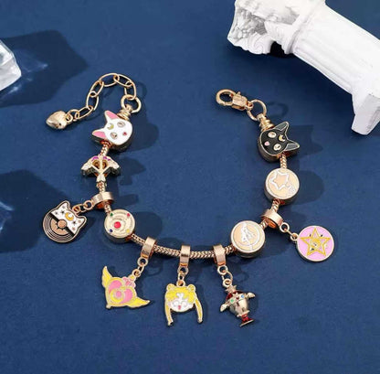 Sailor Moon Charms Bracelet