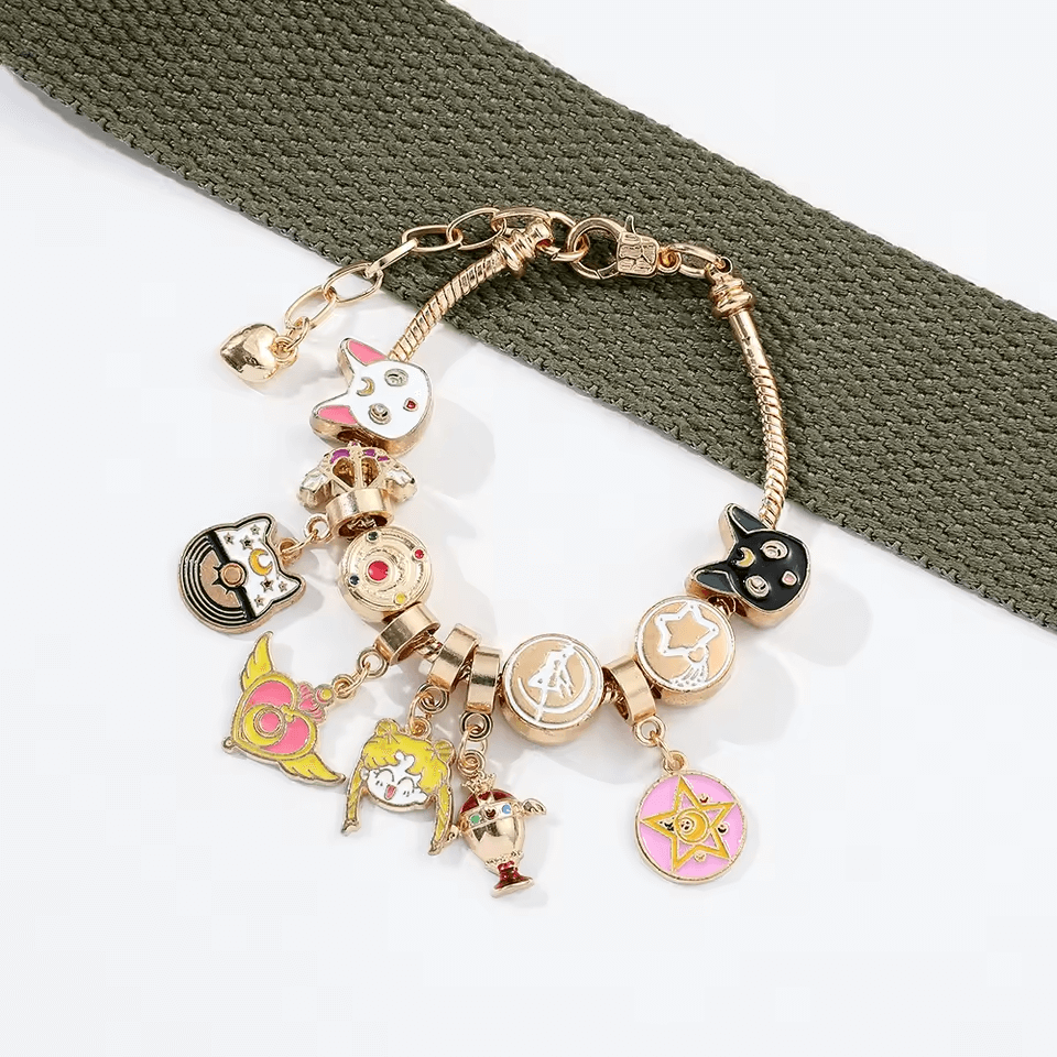 Sailor Moon Charms Bracelet