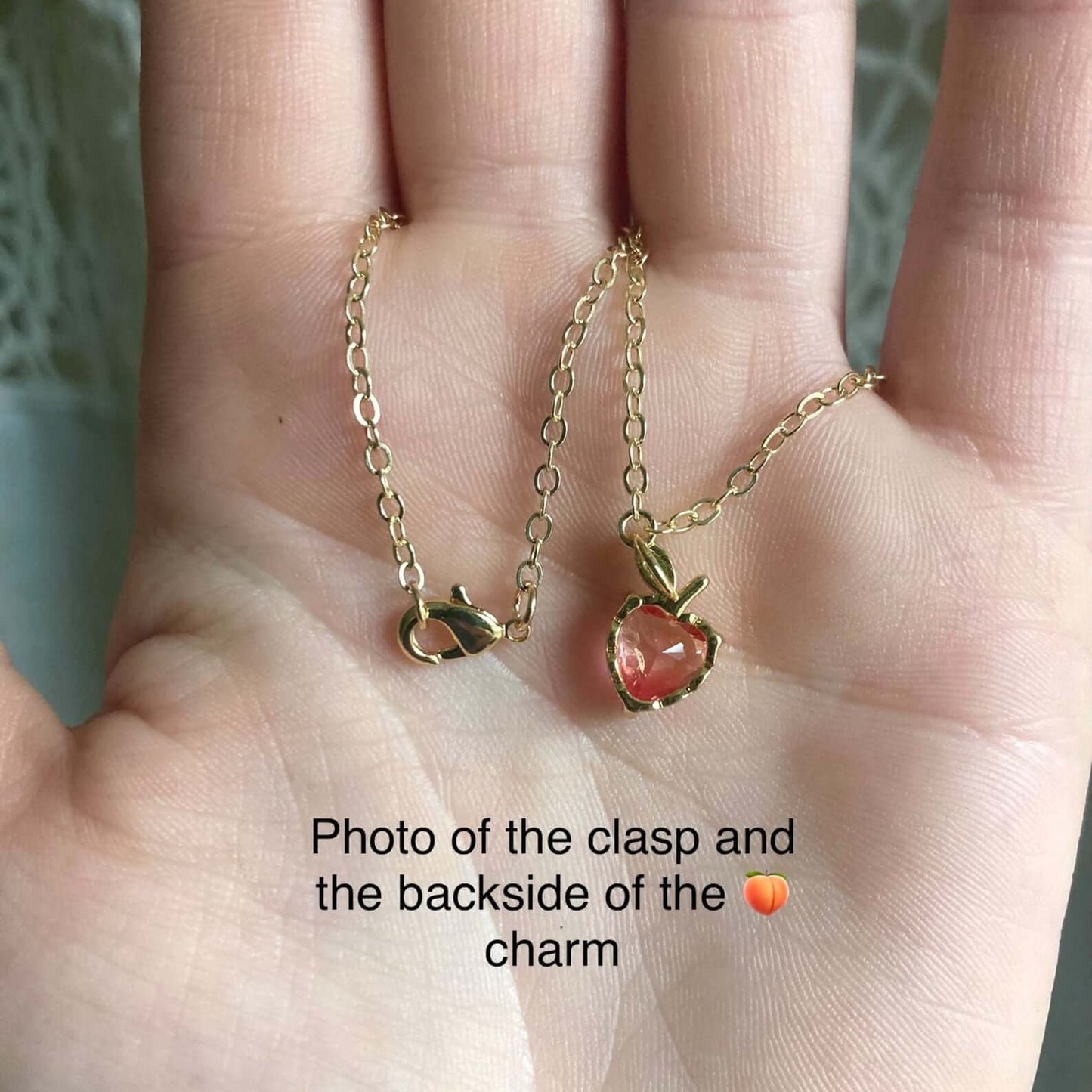 ORIGINAL Ariana Grande Peach Necklace