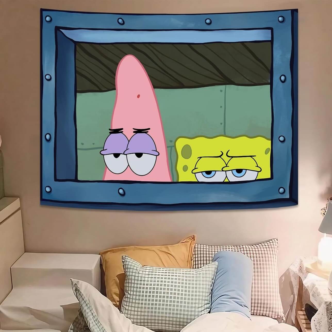 SpongeBob & Squidward Wall Hanging
