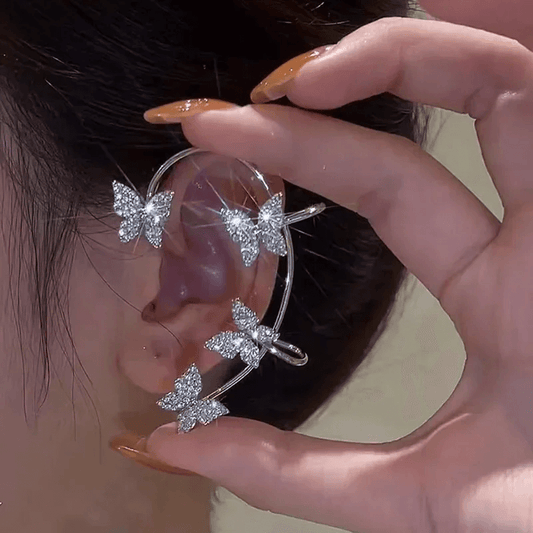 Butterfly Clip-On Earcuffs