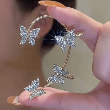 Butterfly Clip-On Earcuffs