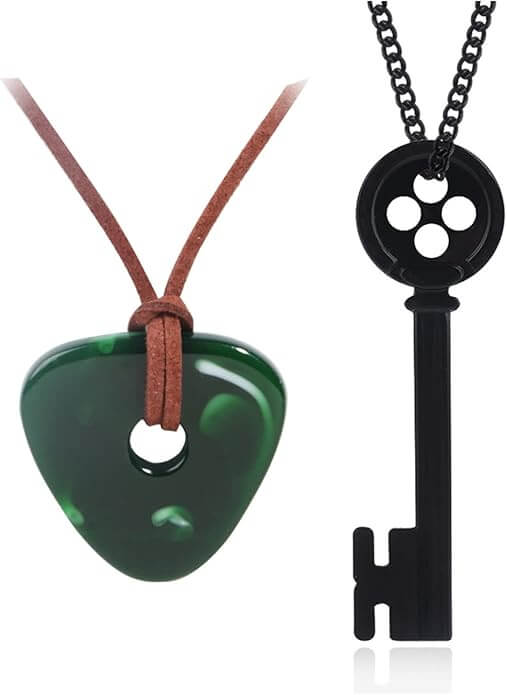 Coraline-Inspired Charm Bracelet & Necklace Set