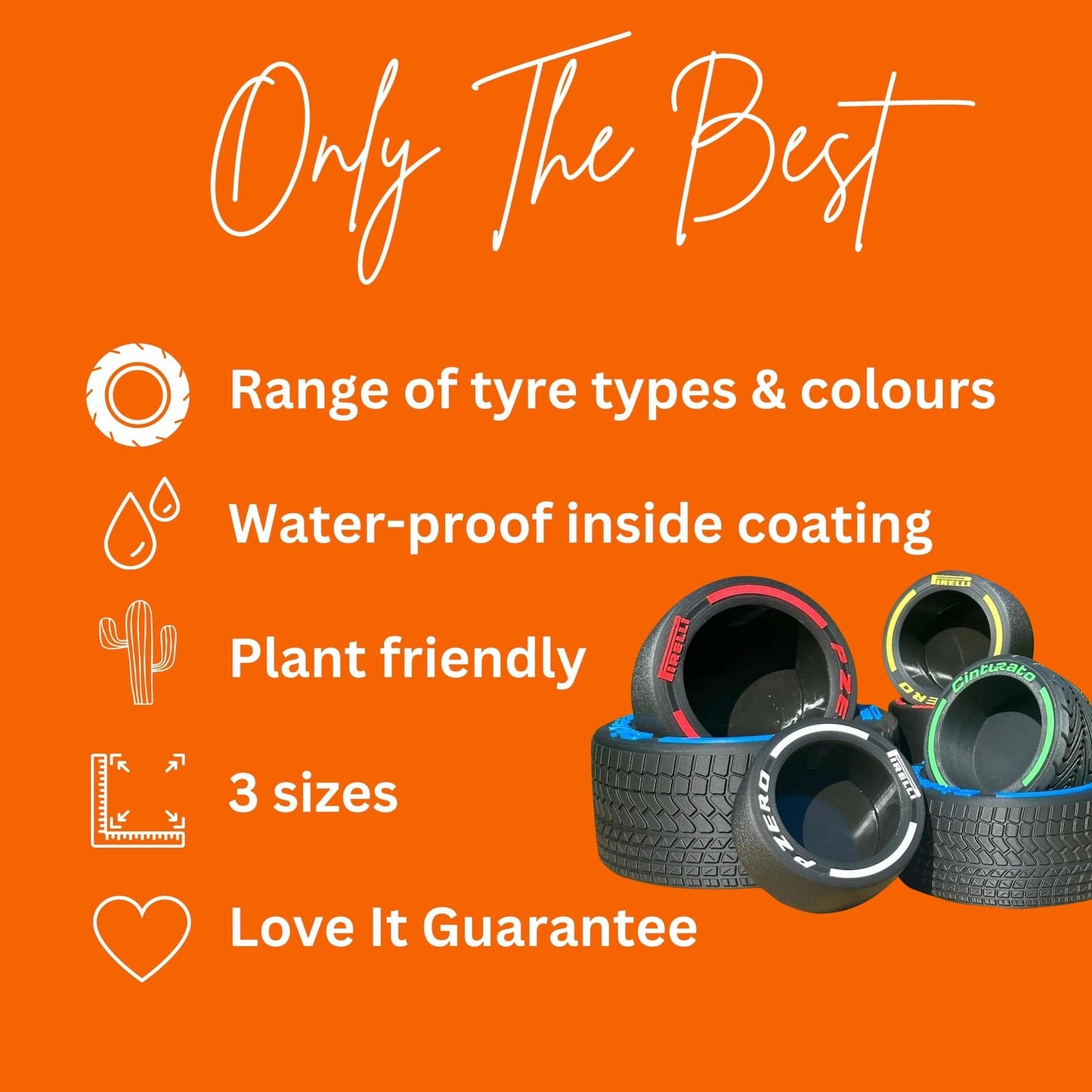 F1 Tyre Plant Pot