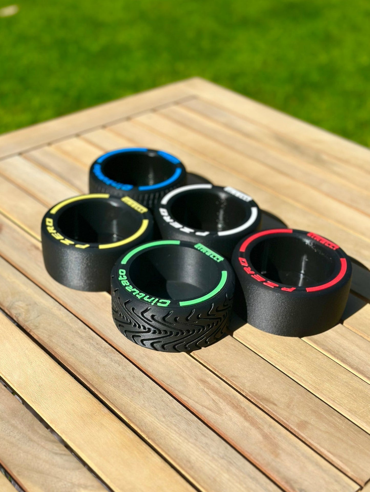 F1 Tyre Plant Pot