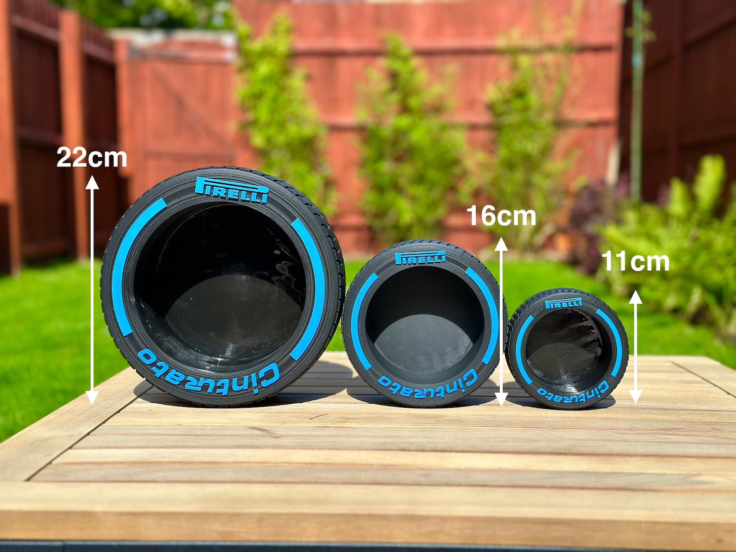 F1 Tyre Plant Pot
