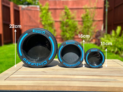 F1 Tyre Plant Pot