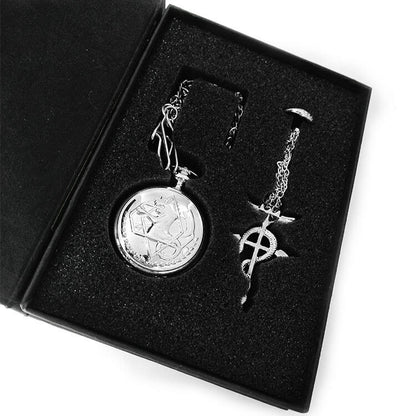 Fullmetal Alchemist Pocket Watch & Necklace