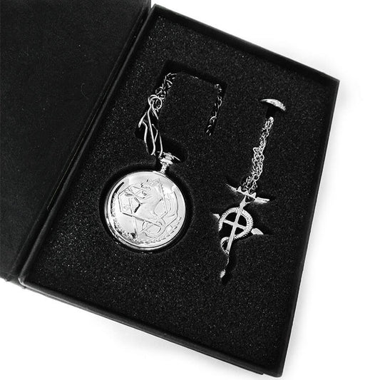 Fullmetal Alchemist Pocket Watch & Necklace