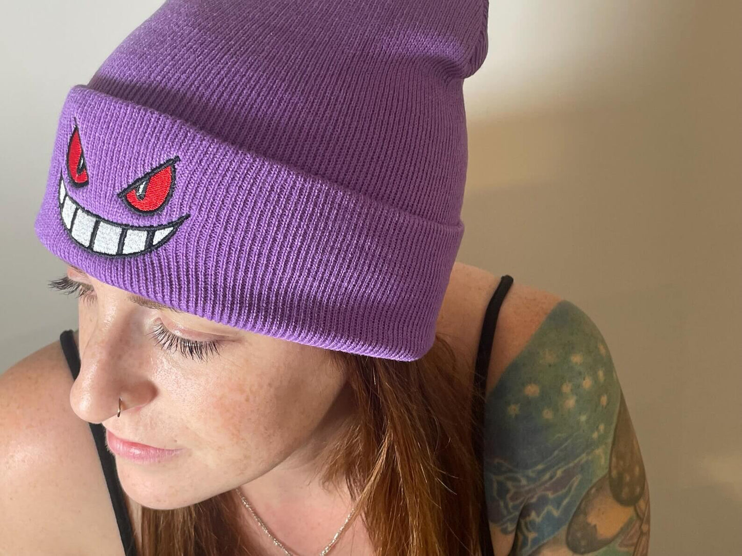 Gengar Embroidered Cap\Beanie