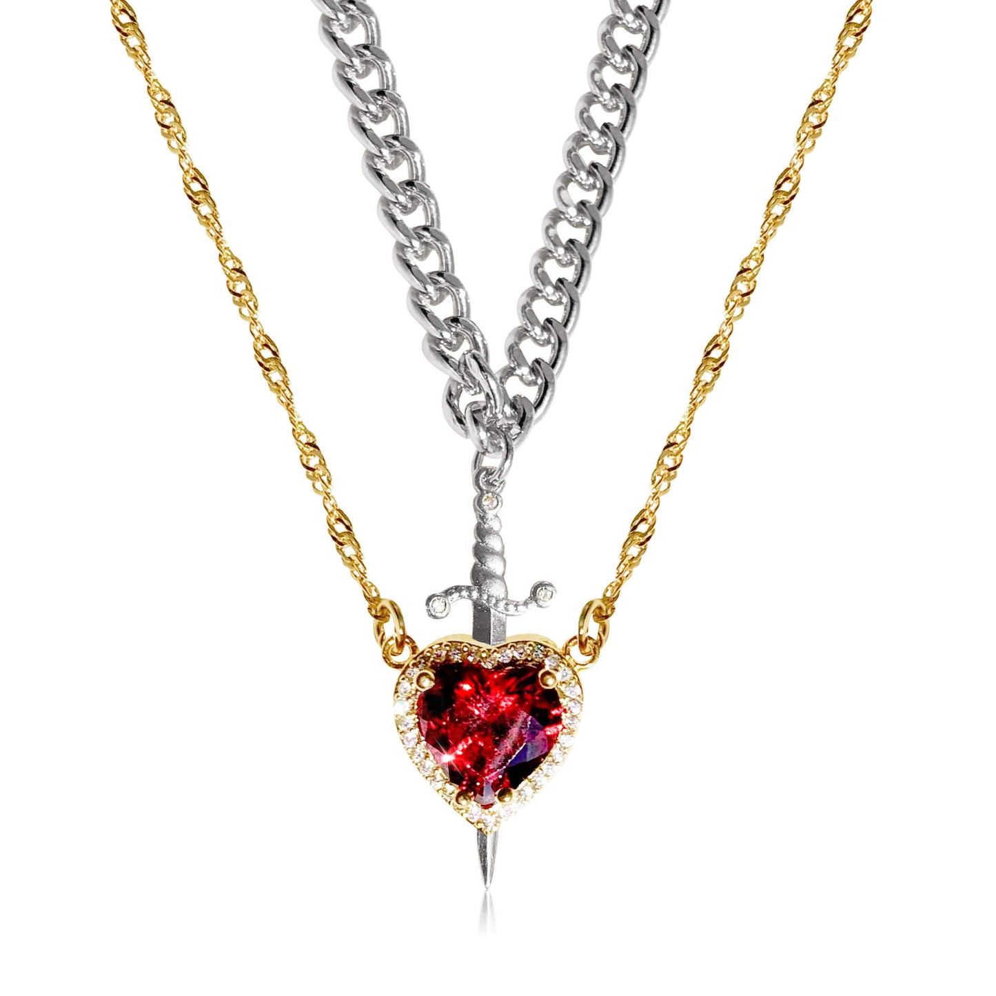 Snow White and the Huntsman Couple Necklace
