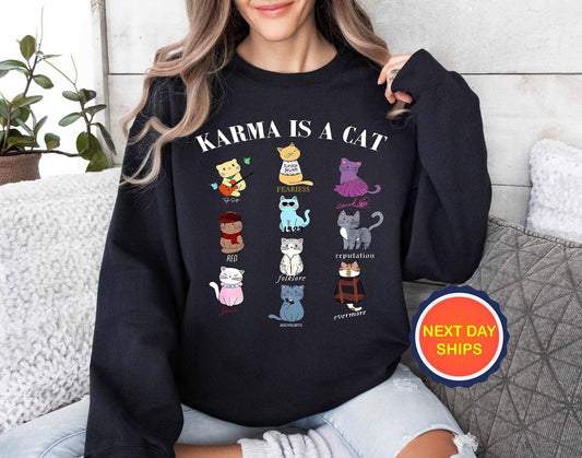 "Karma is a Cat" Sweatshirt