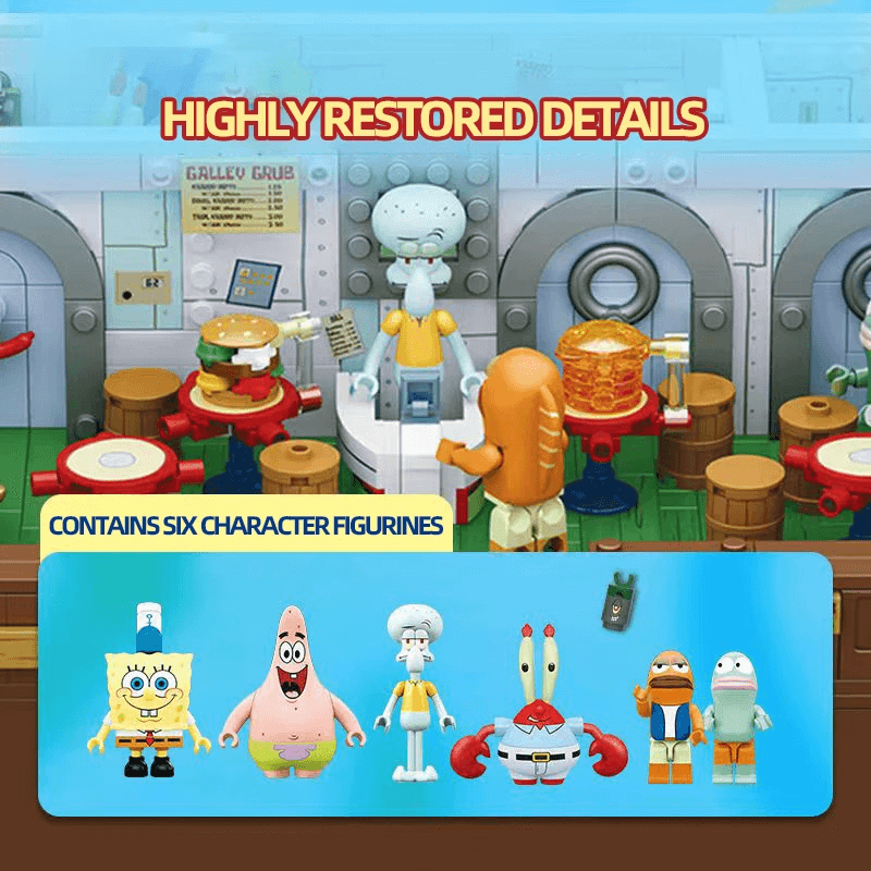 Krusty Krab Building Blocks