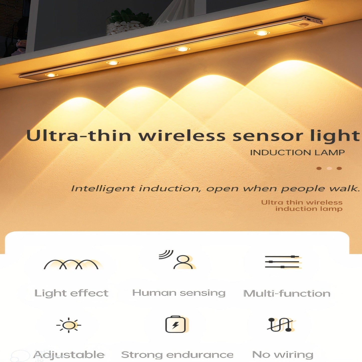 Luminous™ - LED skapbelysning med bevegelsessensor | 1+1 Gratis
