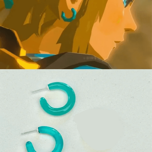 Hand-Fired Link's Earrings