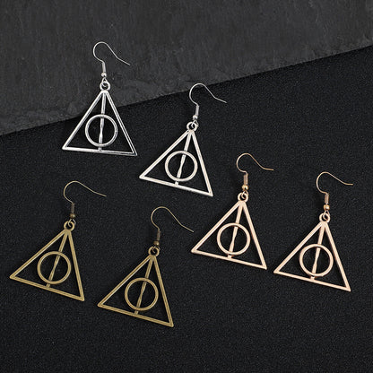 Deathly Hallows Necklace & Earrings